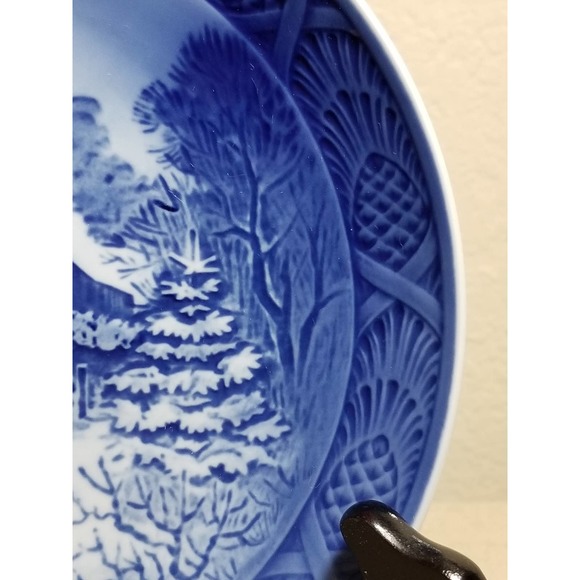 Plate Going Home for Christmas 1973 Royal Copenhagen Porcelain Denmark V… - Picture 9 of 12